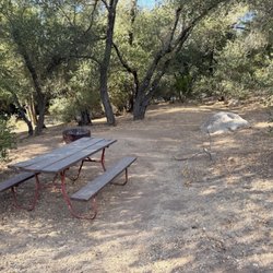 Ortega Oaks Campground - Picnic table, Fire pit, spacious area