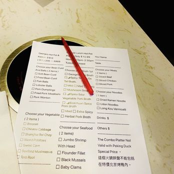 George's Hot pot & bbq - The Menu - Hot Pot Near Me - Gaithersburg, Maryland