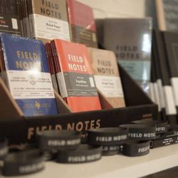 Field Notes available at our Pop-Up Retail Shop on the Denton Square