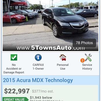 5 Towns Drive - Advertised price is $22,997 however when I wanted to finance outside their org or pay in full, they wanted 10k more. Stay away! - Used Car Dealers Near Me - Inwood, New York 5 Towns Drive - Advertised price is $22,997 however when I wanted to finance outside their org or pay in full, they wanted 10k more. Stay away! - Used Car Dealers Near Me - Inwood, New York