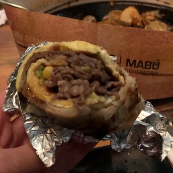 Mabu Generation - Beef wrap - Taiwanese Near Me - Markham, Ontario