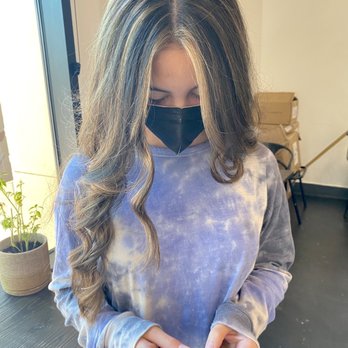 Maribou Salon - Sophia with her new hair bling - Makeup Artists Near Me - Folsom, California Maribou Salon - Sophia with her new hair bling - Makeup Artists Near Me - Folsom, California