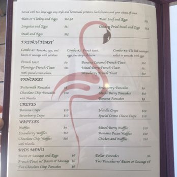 Flamingo's - Current menu as if 1/25/18 - Mexican Near Me - San Jose, California