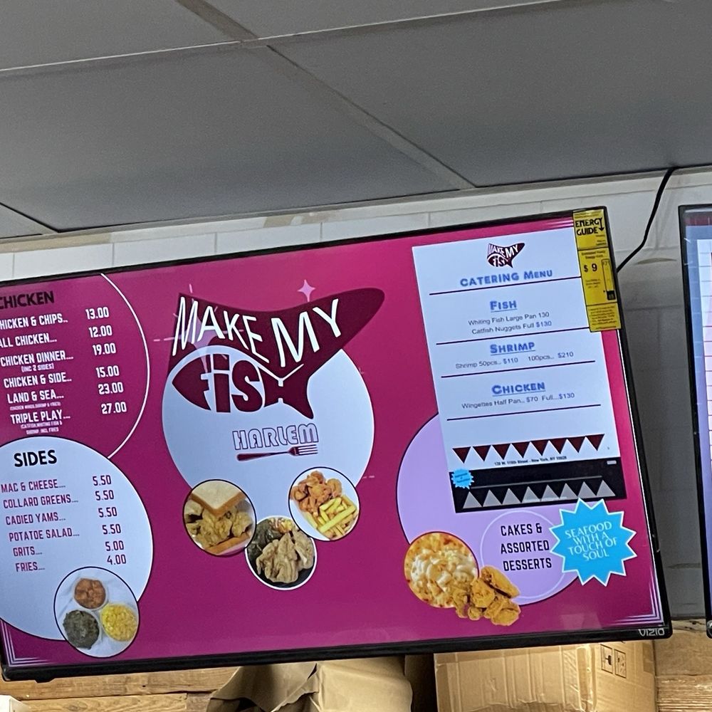 Make My Fish - Updated Prices - Chicken and Sides; Catering - Fish & Chips Near Me - New York, New York