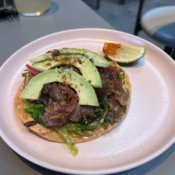 LMNO - Surf and turf tostada - Mexican Near Me - Philadelphia, Pennsylvania
