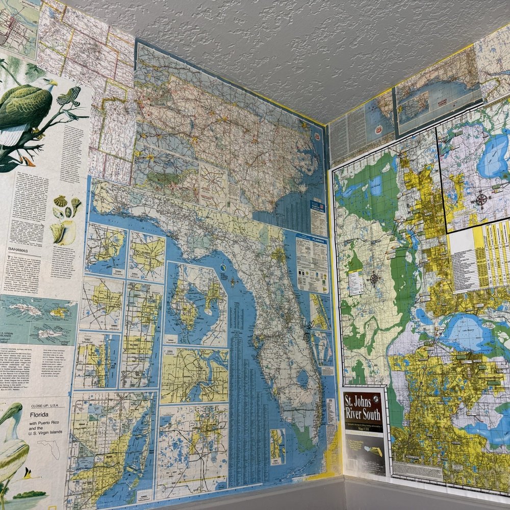 Backwater - Park maps in the bathroom - Breakfast & Brunch Near Me - Melbourne, Florida Backwater - Park maps in the bathroom - Breakfast & Brunch Near Me - Melbourne, Florida
