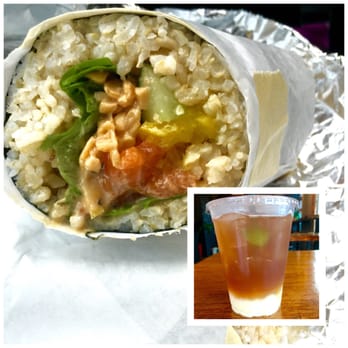 Up Roll Cafe - Honolulu - Sexy salmon with natto and a frozen plantation tea - Sushi Bars Near Me - Honolulu, Hawaii Up Roll Cafe - Honolulu - Sexy salmon with natto and a frozen plantation tea - Sushi Bars Near Me - Honolulu, Hawaii