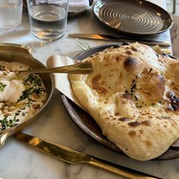 Pita and hummus Pita and hummus