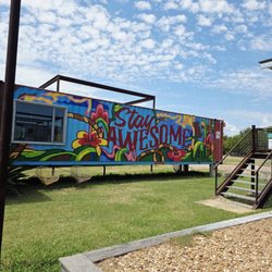Flophouze Shipping Container Hotel - One of the conatiner houses