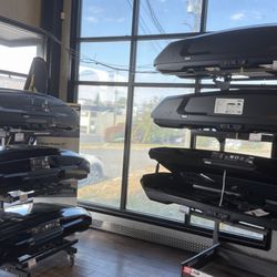 Rack Attack Victoria - Some of the roof box selection.