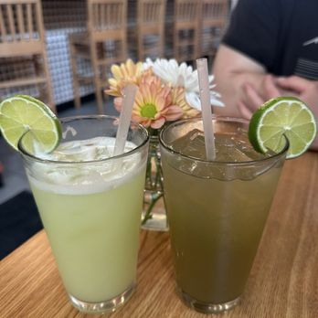 Chimborazo - Drinks! A limeade and a mint drink! Both were refreshing! - Latin American Near Me - Saint Paul, Minnesota
