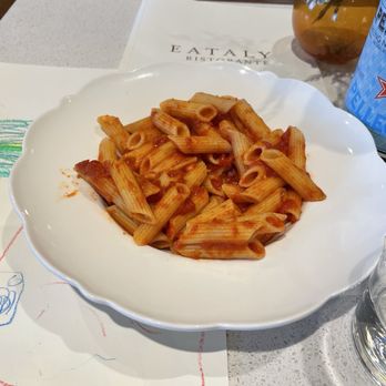Eataly - Kids' penne with tomato sauce - Pizza Near Me - Millburn, New Jersey