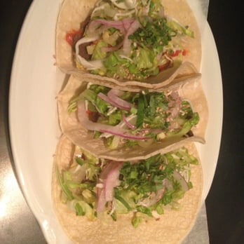 Café Duck Butt - 3 Kalbi Tacos $12 - Karaoke Near Me - Honolulu, Hawaii Café Duck Butt - 3 Kalbi Tacos $12 - Karaoke Near Me - Honolulu, Hawaii