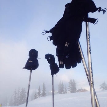 Mt Seymour - Our gloves hanging out waiting for us - Hiking Near Me - North Vancouver, British Columbia