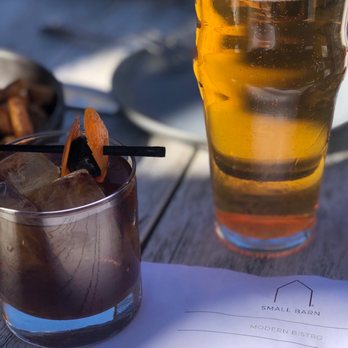 Small Barn - Anejõ Old Fashioned and Mad Dragon IPA - New American Near Me - Temecula, California