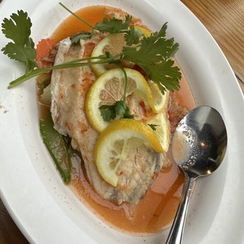 Turmeric Thai Kitchen - Sea Bass Lime Chili - Thai Near Me - La Jolla, California Turmeric Thai Kitchen - Sea Bass Lime Chili - Thai Near Me - La Jolla, California