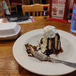 Johnny Carino's - Turtle cheesecake!
