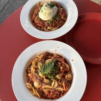 Aroma Italia - Smoked salmon orecchiette pasta and La Bomba pasta - Pizza Near Me - Honolulu, Hawaii