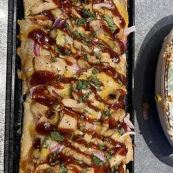 Dave & Buster's Balcones Heights - BBQ Chicken Flatbread