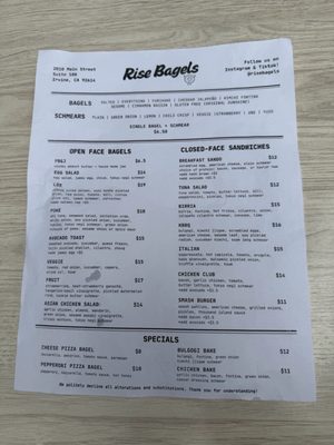 Menu photo 7 Rise Bagels Irvine, CA Menu photo 7 Rise Bagels Irvine, CA