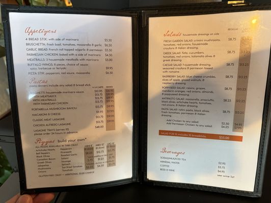 Menu photo 1 Nucci's San Luis Obispo, CA Menu photo 1 Nucci's San Luis Obispo, CA