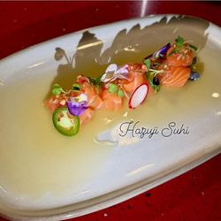 Hazuki - Salmon app with new speical sauce