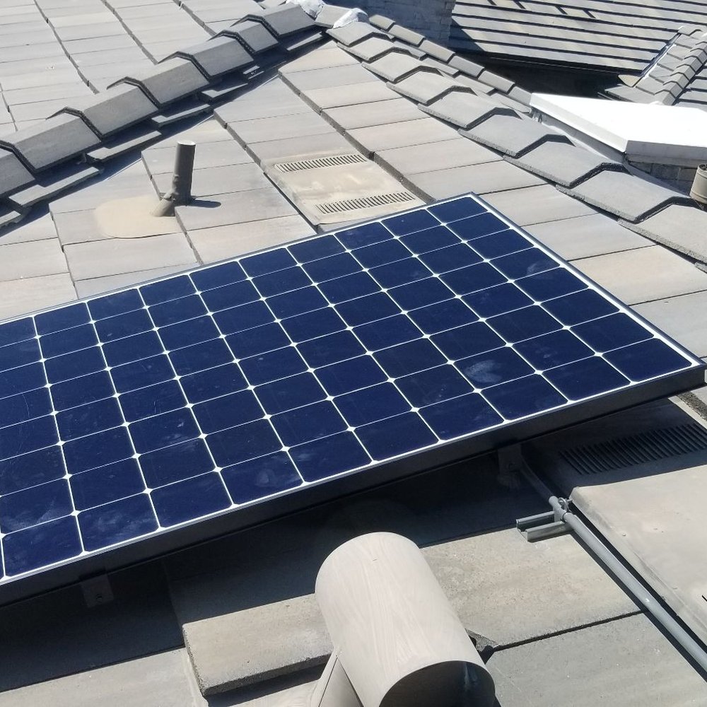 Stellar Solar - One of the SunPower panels - Solar Installation Near Me - Oceanside, California