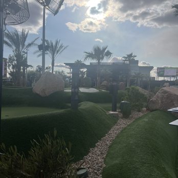 PopStroke - Blue park - they should make this only for adults - Mini Golf Near Me - Paradise, Nevada