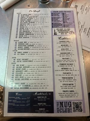 Menu photo 2 Elm Street Taproom Somerville, MA