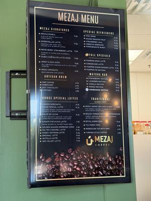 Menu photo 2 Mezaj Coffee Rochester Hills, MI Menu photo 2 Mezaj Coffee Rochester Hills, MI
