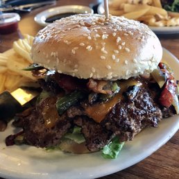 The double Bourbon Bacon Burger The double Bourbon Bacon Burger