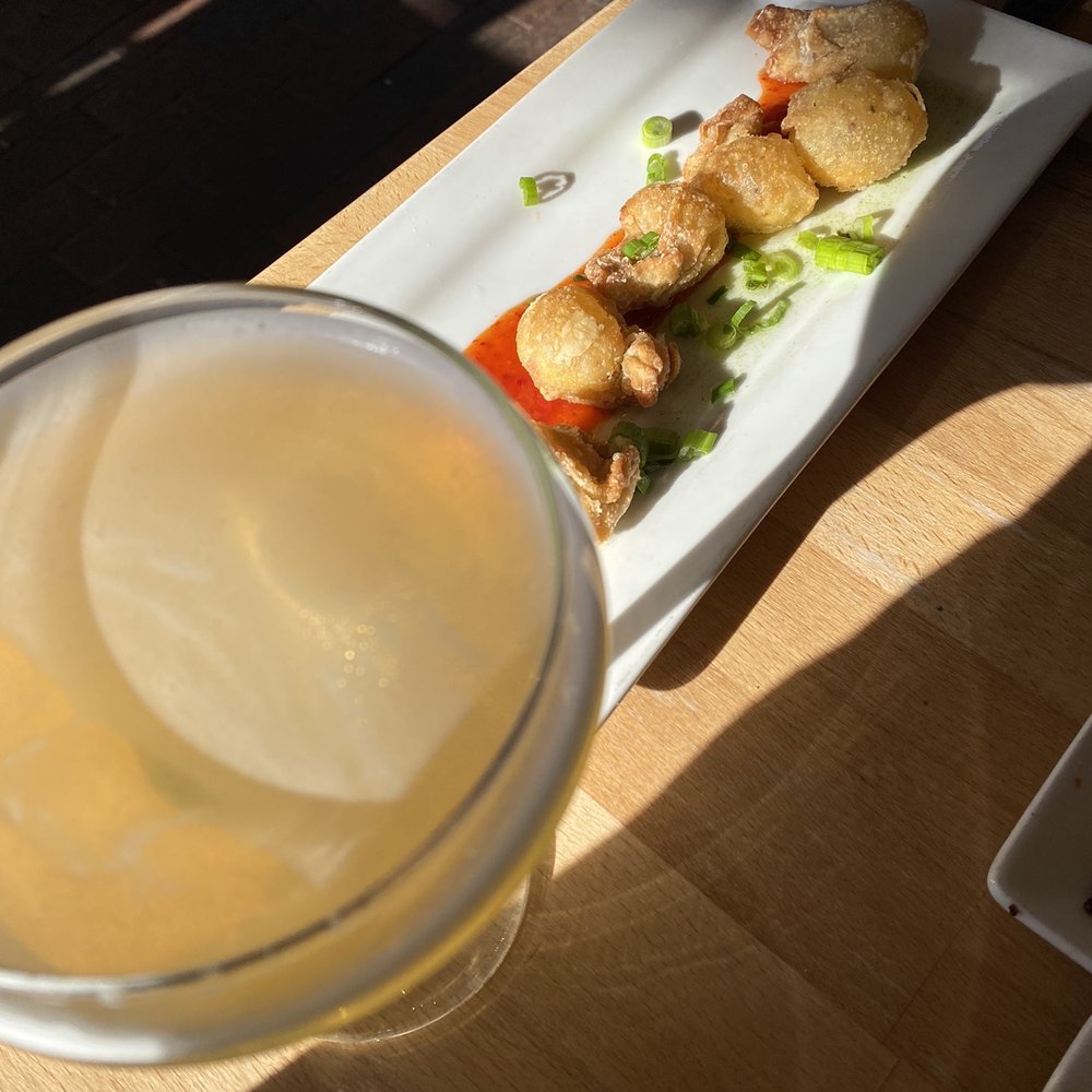 Scratch Kitchen & Taproom - Apple Cider 72 Margarita and Pimiento cheese wontons - Bars Near Me - Apex, North Carolina Scratch Kitchen & Taproom - Apple Cider 72 Margarita and Pimiento cheese wontons - Bars Near Me - Apex, North Carolina