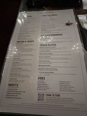 Menu photo 6 Haywire Austin, TX