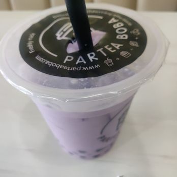 Partea Boba - Regular size is pretty big. Taro boba - Bubble Tea Near Me - Van Nuys, California Partea Boba - Regular size is pretty big. Taro boba - Bubble Tea Near Me - Van Nuys, California