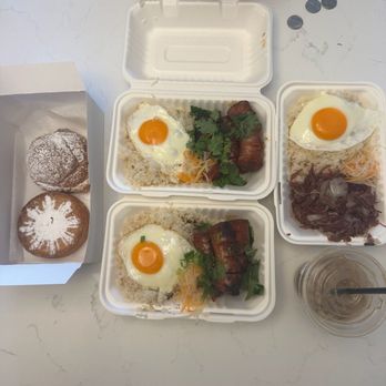 Kasama - Breakfast plates with longanisa and torino and a few pastries - Filipino Near Me - Chicago, Illinois Kasama - Breakfast plates with longanisa and torino and a few pastries - Filipino Near Me - Chicago, Illinois
