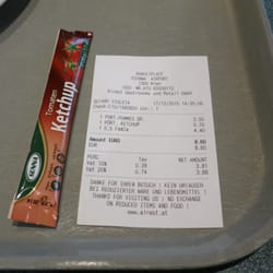 Airest - Stolze Rechnung und mini Ketchup Portion