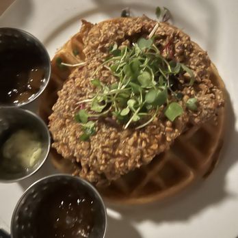 Salt 64 - Chicken and waffles - New American Near Me - Oak Island, North Carolina Salt 64 - Chicken and waffles - New American Near Me - Oak Island, North Carolina