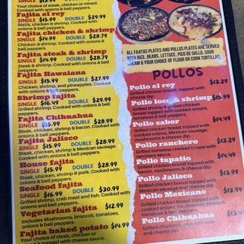 Sabor El Rey - Menu - Mexican Near Me - Salem, Arkansas Sabor El Rey - Menu - Mexican Near Me - Salem, Arkansas