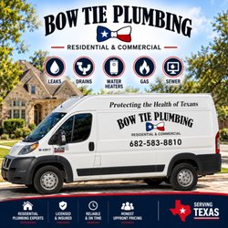Bow Tie Plumbing - Professional licensed plumbers ready to serve.