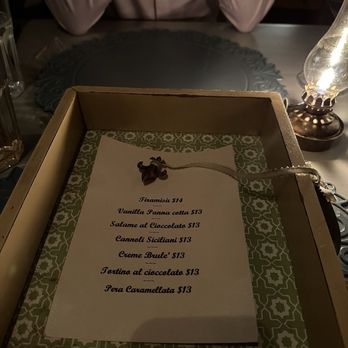 Pane e Vino - Dessert Menu - Italian Near Me - Miami Beach, Florida Pane e Vino - Dessert Menu - Italian Near Me - Miami Beach, Florida