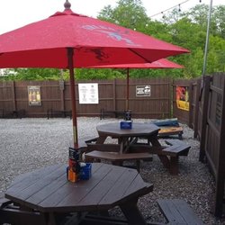 1st and 10 Sports Bar - Large patio with upper and lower deck.