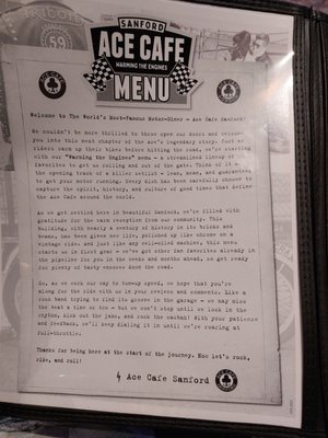 Menu photo 7 Ace Cafe Sanford, FL Menu photo 7 Ace Cafe Sanford, FL