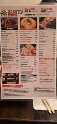 Menu photo 7 Sumo AYCE Sushi Honolulu, HI