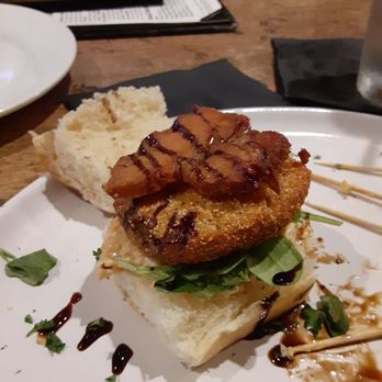 The Whiskey - Topless way too lean for me pork slider. - American Near Me - Orlando, Florida