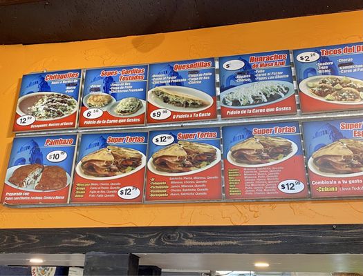 Menu photo 1 Tortas Revolucion Dallas, TX