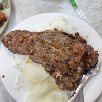 Bo Ky - Fatty lemongrass steak with rice and pickled radish - Chinese Near Me - New York, New York Bo Ky - Fatty lemongrass steak with rice and pickled radish - Chinese Near Me - New York, New York