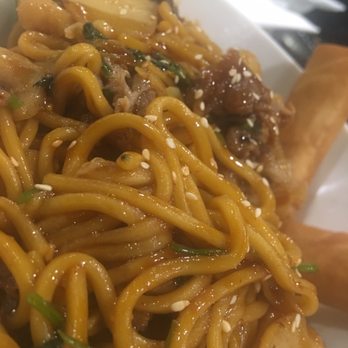 Rc Mongolian BBQ Buffet - Stir fry noodles with beef and lamb - Buffets Near Me - Rancho Cucamonga, California