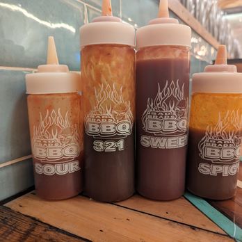 Bad Brads BBQ - I always taste all the sauces. My faves: 321 and sweet. - Barbeque Near Me - Livonia, Michigan Bad Brads BBQ - I always taste all the sauces. My faves: 321 and sweet. - Barbeque Near Me - Livonia, Michigan