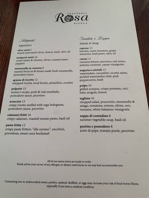 Menu photo 2 Trattoria Rosa Bianca Yardley, PA Menu photo 2 Trattoria Rosa Bianca Yardley, PA