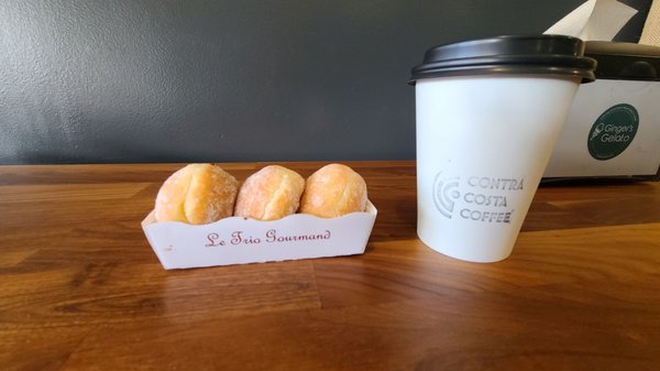 Contra Costa Coffee featuring Ginger's Gelato by null